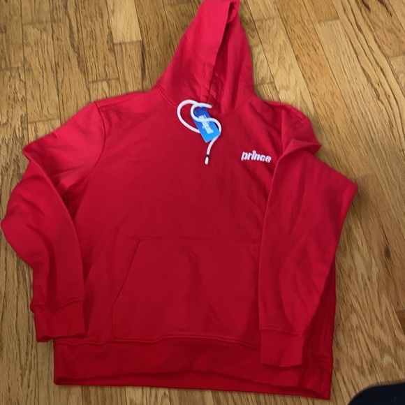 Prince For Target Pickleball Fleece
Hooded Pullover Sweatshirt Red new - Picture 7 of 7